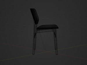 Chair High Detail 3D Model