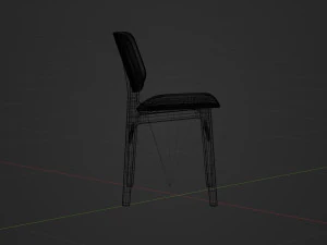 Chair High Detail 3D Model