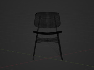 Chair High Detail 3D Model