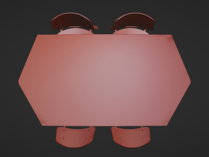 Dining Table Set Model 3D