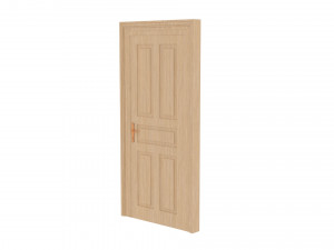 Door - Oak 3D Model