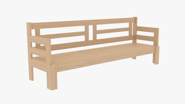 Bench Modello 3D .c4d .max .obj .3ds .fbx .stl .blend 