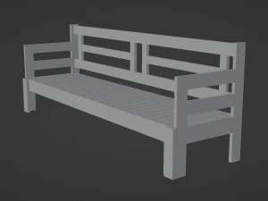 Panca Modello 3D