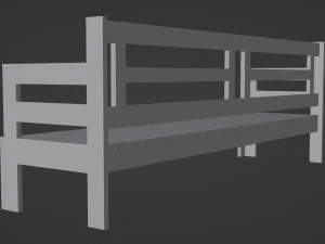 Panca Modello 3D