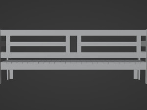 Bench Modello 3D