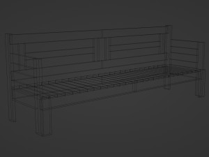 Bench Modello 3D