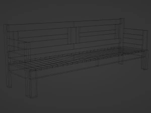 Panca Modello 3D