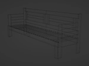 Panca Modello 3D