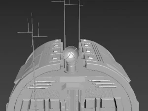 ski-fi baza 3D Model