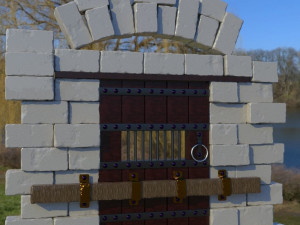 old wood door 3D Model
