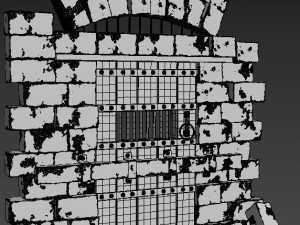 old wood door 3D Model