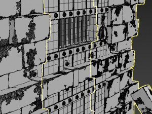 old wood door 3D Model