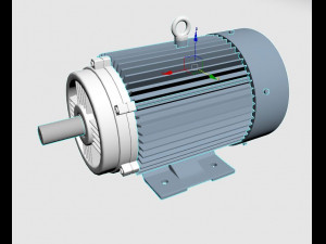 electric motor Modello 3D