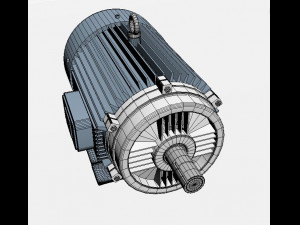 electric motor Modello 3D