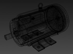 electric motor Modello 3D