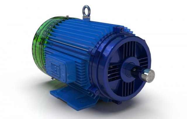electric motor Modello 3D .c4d .max .obj .3ds .fbx .stl .blend 