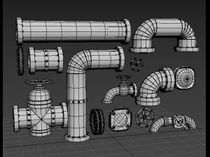 tubopacklowhightpoly Modelo 3D