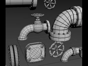 tubopacklowhightpoly Modelo 3D