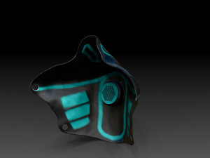 sci-fi face mask Modello di stampa 3D