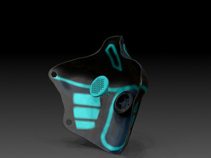 sci-fi face mask Modello di stampa 3D