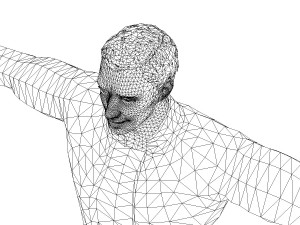 game ready character - animated man low-poly 3D Model