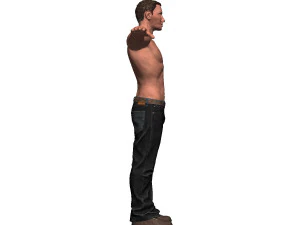 game ready character- animated man low-poly 3D Model