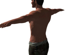 game ready character - animated soldier 3D Model