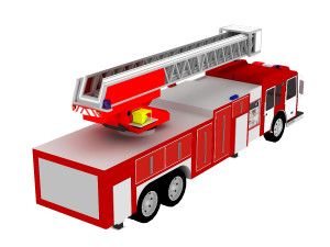 fire truck 3D 모델