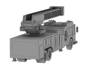 fire truck 3D 모델