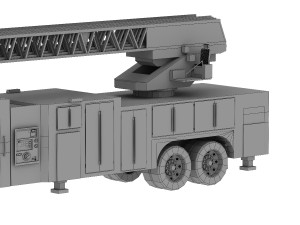 fire truck 3D 모델