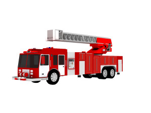 fire truck 3D 모델