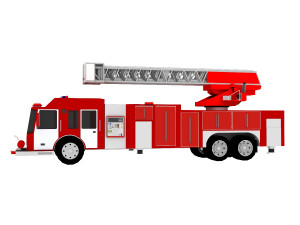 fire truck 3D 모델