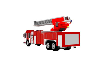 fire truck 3D 모델