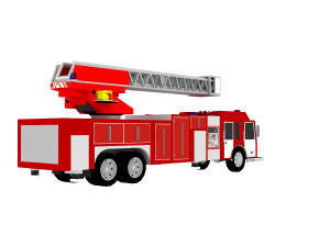fire truck 3D 모델