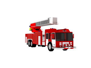 fire truck 3D 모델
