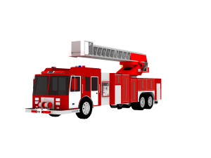 fire truck 3D 모델