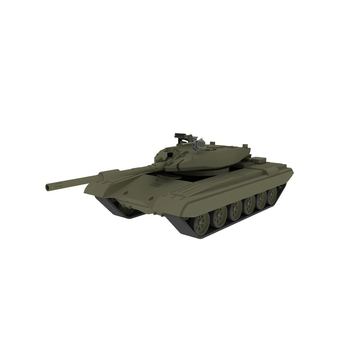 tank 4 3D Model .c4d .max .obj .3ds .fbx .stl .blend