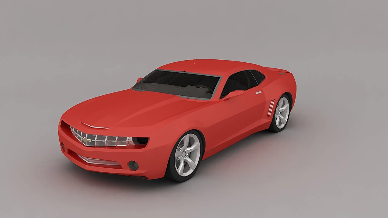 car concept-chevrolet camaro 3D Model .c4d .max .obj .3ds .fbx .stl .blend