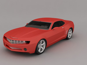 car concept-chevrolet camaro Modello 3D