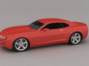 car concept-chevrolet camaro 3Dモデル