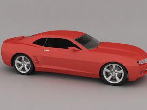 car concept-chevrolet camaro 3Dモデル