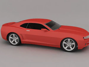 car concept-chevrolet camaro 3D Model