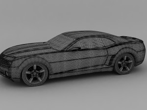 car concept-chevrolet camaro 3Dモデル