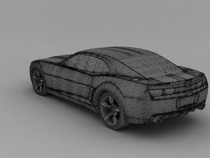 car concept-chevrolet camaro 3D Model