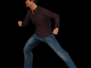 personagem pronto para o jogo - homem manipulado Modelo 3D