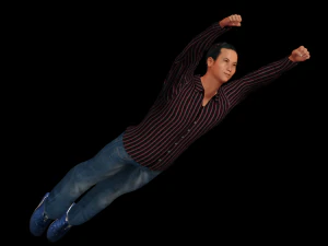 personagem pronto para o jogo - homem manipulado Modelo 3D