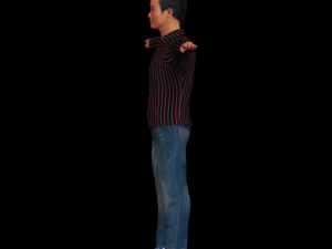 game ready character - rigged man 3D मॉडल