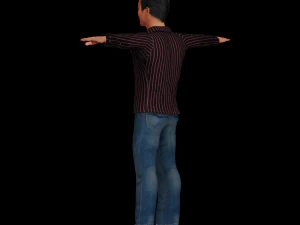 personagem pronto para o jogo - homem manipulado Modelo 3D