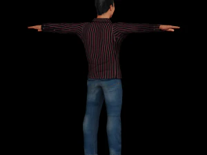 personagem pronto para o jogo - homem manipulado Modelo 3D