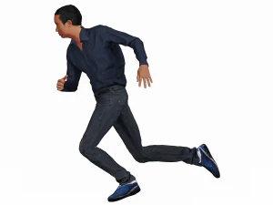 game ready character - rigged man 3D Model
